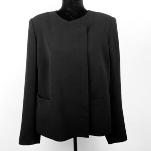 MARINA RINALDI CLASSIC BLACK BLAZER JACKET 27